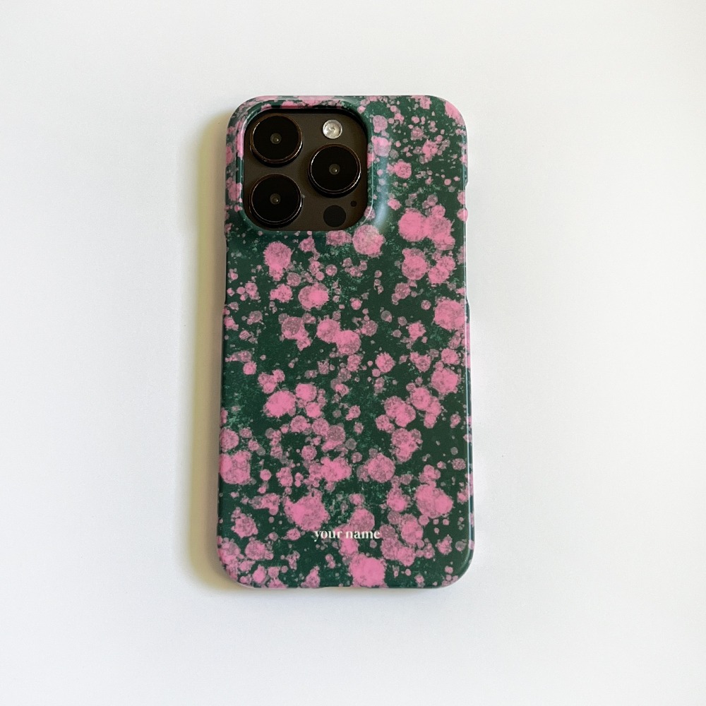 (Phone Case) Pattern Painting Pink