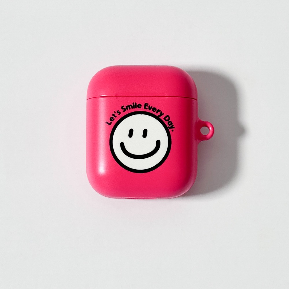 Smile Color Bright Pink 스마일 컬러 브라이트 핑크 (에어팟 케이스)