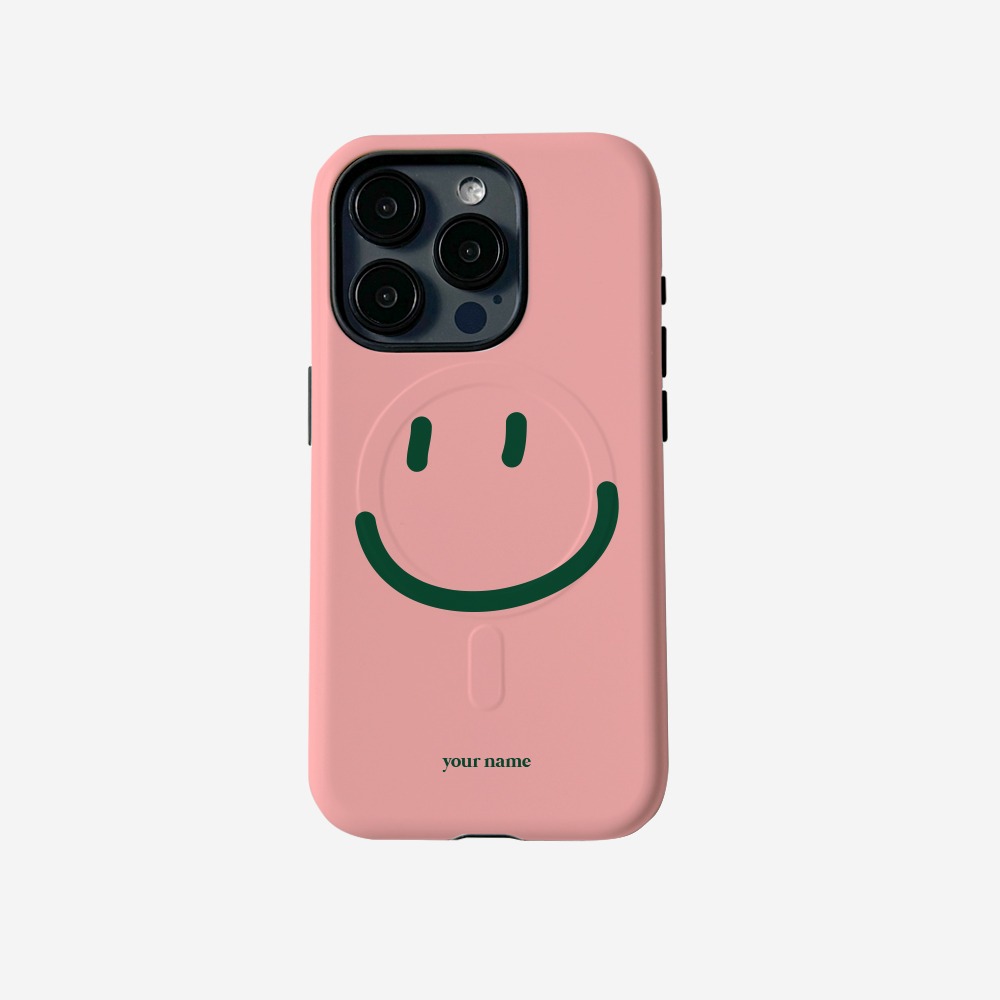 [맥세이프] Smile Pink 스마일 핑크 (맥세이프 터프 케이스)