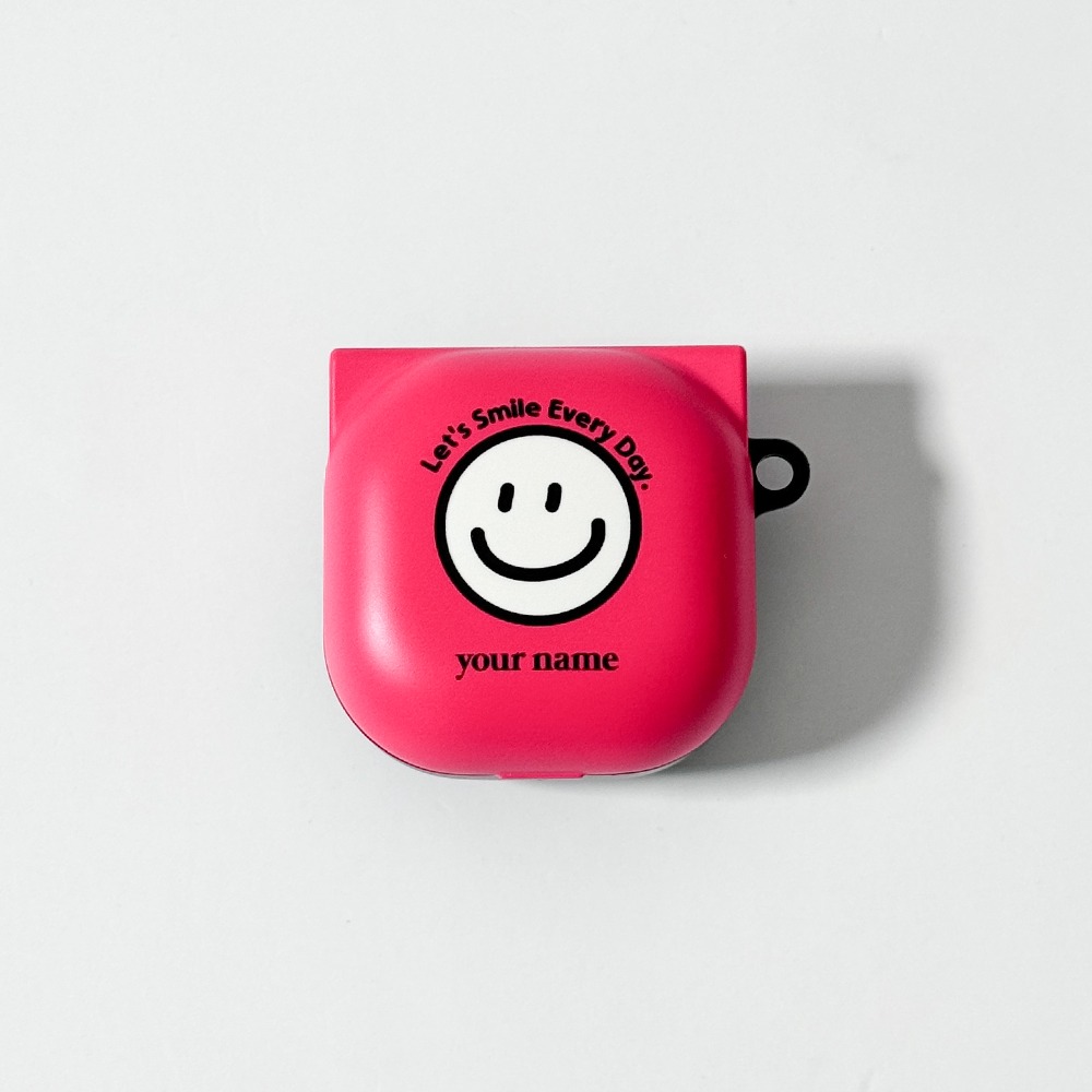 Smile Color Bright Pink 스마일 컬러 브라이트 핑크 (버즈 2/Live/Pro 케이스)