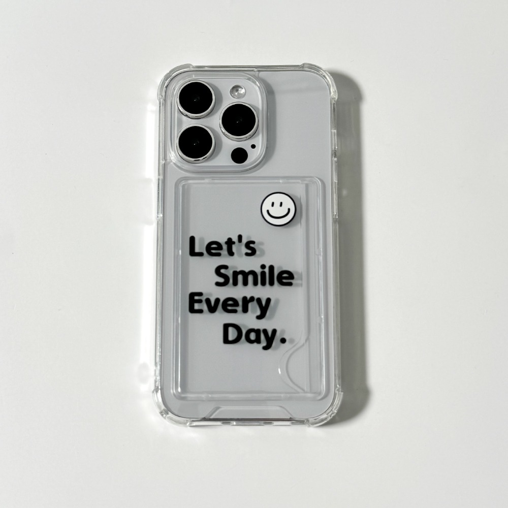 (Card Pocket) Let&#039;s Smile Every Day 01 레츠 스마일 에브리 데이 01 카드 포켓